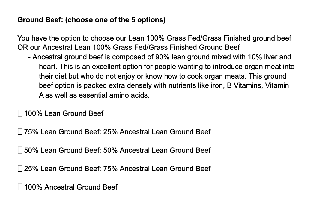 1/4 Beef DEPOSIT (Grass Fed/Finished)